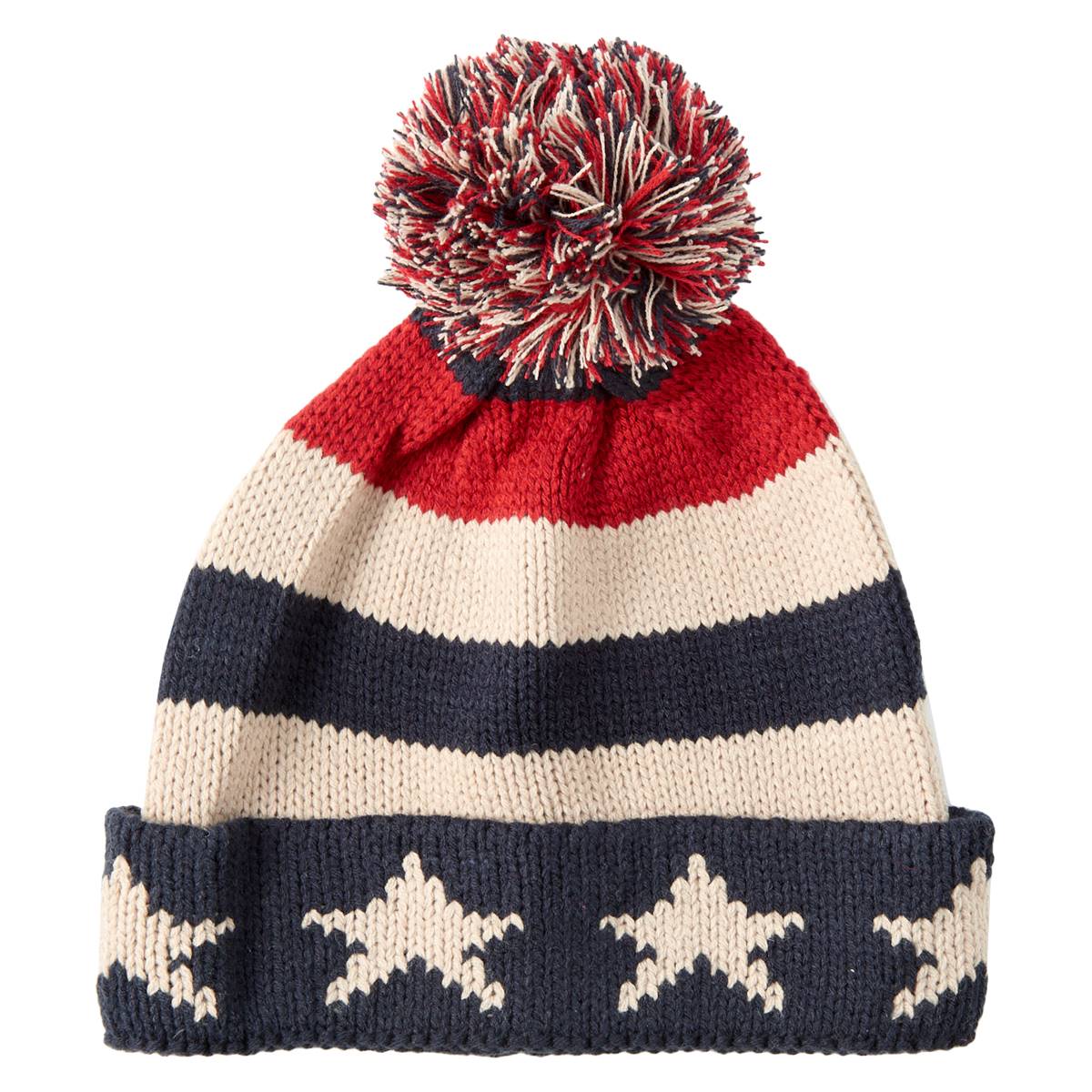 Mens Modena Americana Flag Knit Hat