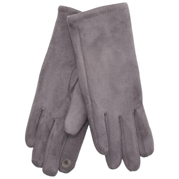 Womens Clever Faux Suede w/Plush Lining Gloves