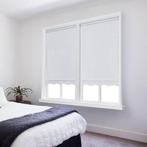 Fringed Cordless Vinyl Roller Shade - 15x64in. - 39.5x64in. alternate view