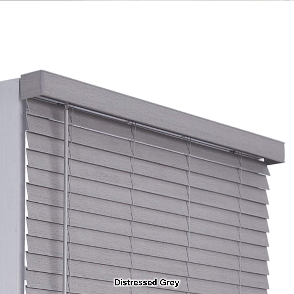 2in. Cordless Distressed Faux Wood Blinds