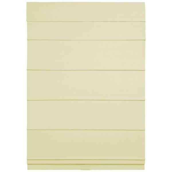 5in. Cordless Textured Fabric Roman Shades - Ivory alternate view