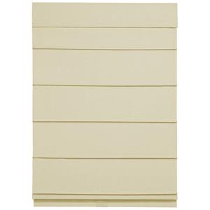 5in. Textured Fabric Roman Cordless Shades - Tan alternate view