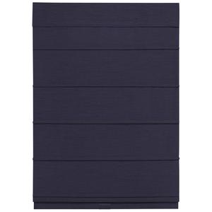 5in. Textured Fabric Cordless Roman Shades - Navy alternate view