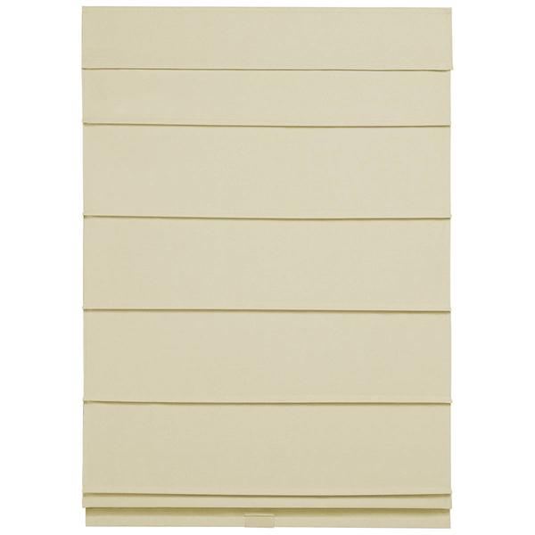 5in. Textured Fabric Cordless Roman Shades - Tan alternate view