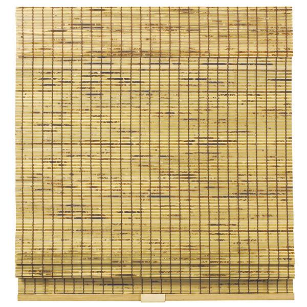 4in. Bamboo Roman Cordless Burnout Shades alternate view