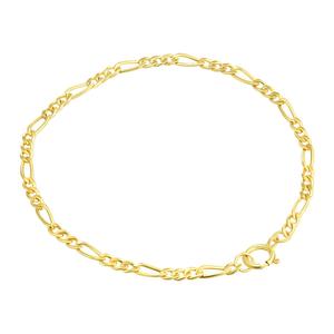 Kids 6in. Gold Filled Figaro Bracelet