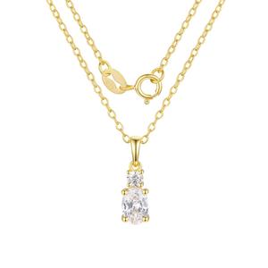 April Birthstone CZ Pendant