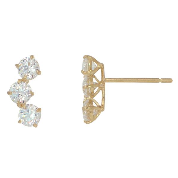 10kt. Swarovski(R) CZ Gold Filled Earrings