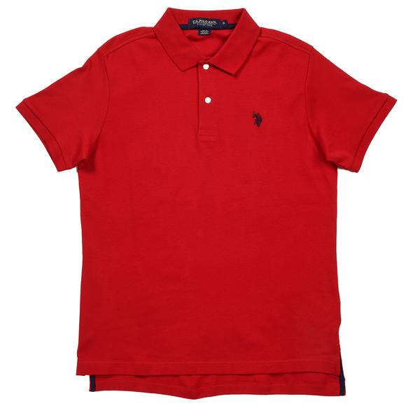 Mens U.S. Polo Assn.(R) Interlock Short Sleeve Polo