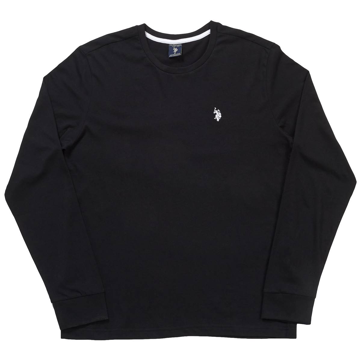 Mens U.S. Polo Assn.(R) Long Sleeve Crew Neck Tee