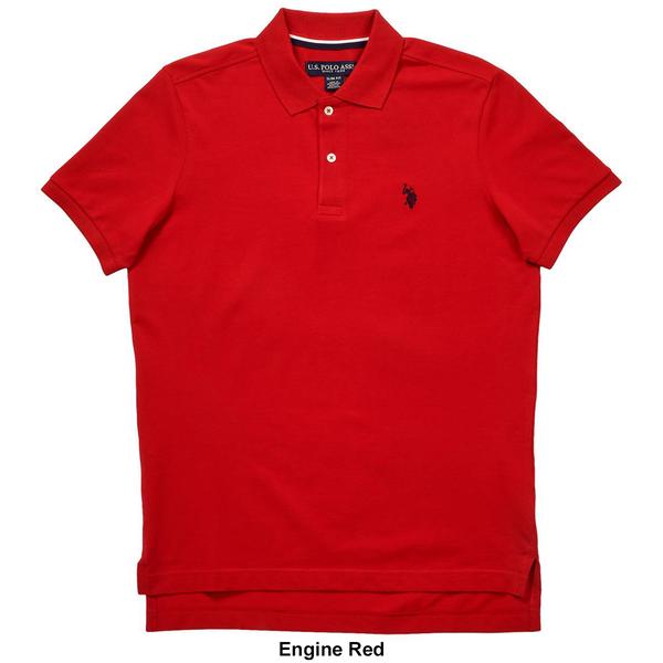 Mens U.S. Polo Assn.(R) Solid Slim Fit Pique Polo alternate view