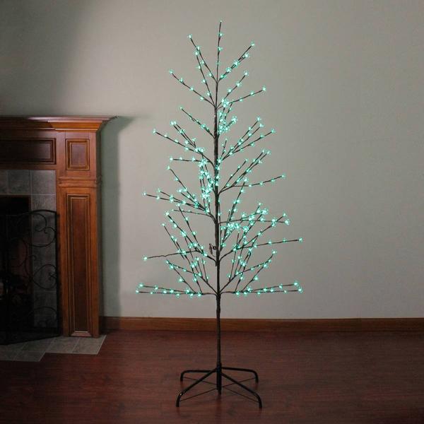 LB International 6ft. Pre-Lit Artificial Cherry Blossom Tree alternate view