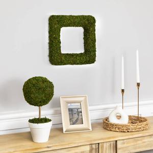 Northlight Artificial Reindeer Moss Square Spring Wreath alternate view