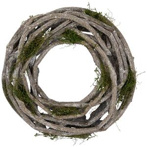 Northlight Twig & Moss Artificial Spring Wreath