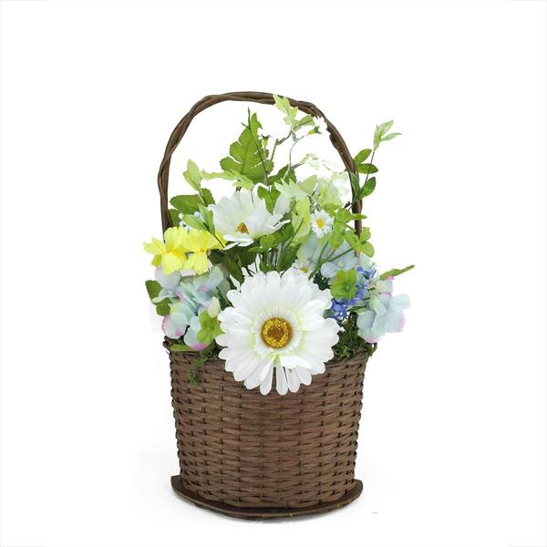 Darice Artificial Mixed Spring Floral Arrangement