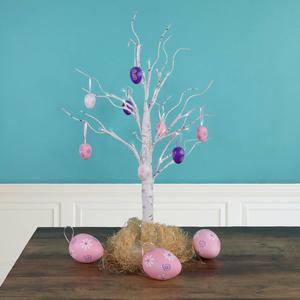 Northlight 29ct. Pastel Easter Egg Ornaments alternate view