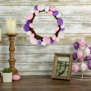 Northlight Easter Eggs Spring Wreath alternate view