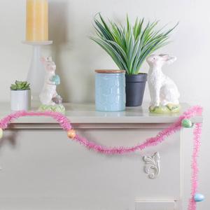 Northlight Tinsel Easter Egg Garland alternate view
