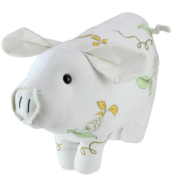 Northlight Soft Floral Standing Pig Spring Figurine