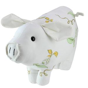 Northlight Soft Floral Standing Pig Spring Figurine