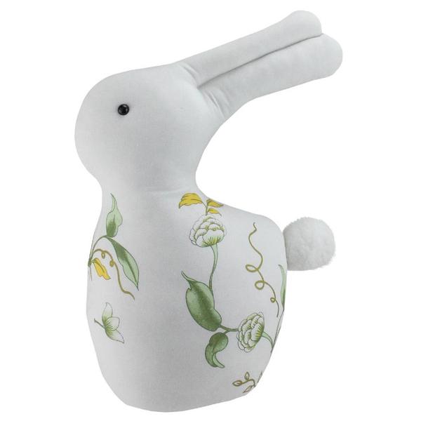 Northlight Plush Floral Easter Rabbit Figurine