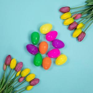 Northlight 10ct. Multicolor Easter Eggs alternate view