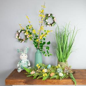 Northlight Artificial Fern & Succulents Teardrop Swag alternate view