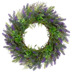 Northlight Artificial Lavender & Foliage Floral Wreath