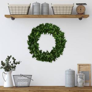 Northlight Preserved Leaf Spring Garden Wreath alternate view