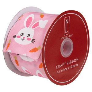 Northlight 30ft. Easter Bunny Craft Ribbon