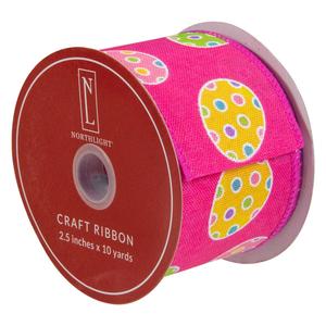 Northlight 30ft. Easter Eggs Craft Ribbon