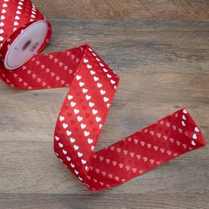 Northlight 30ft. Mini Hearts Craft Ribbon alternate view