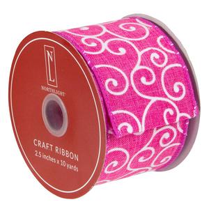 Northlight 30ft. Swirl Craft Ribbon