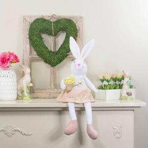 Northlight Girl Bunny Rabbit Easter Figurine alternate view