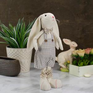 Northlight Boy Easter Bunny with Floral Bowtie Figurine alternate view