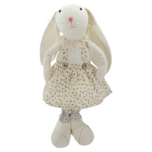 Northlight Girl Easter Bunny with Floral Dress Figurine