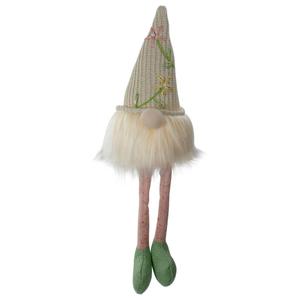 Northlight LED Lighted Sitting Floral Gnome Figurine