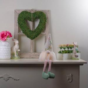 Northlight LED Lighted Sitting Floral Gnome Figurine alternate view