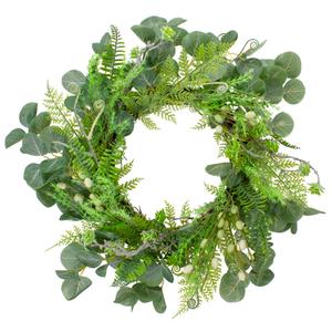 Northlight Artificial Eucalyptus & Foliage Spring Wreath