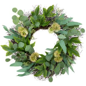 Northlight Artificial Eucalyptus & Olive Leaf Wreath