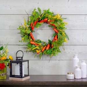 Northlight Carrots & Berries Easter Wreath alternate view