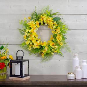 Northlight Artificial Daisy & Berry Spring Wreath alternate view