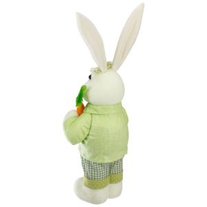 Northlight Standing Girl Rabbit Holding Carrot Figurine alternate view