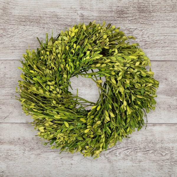 Northlight 10in. Artificial Green Foliage Spring Wreath alternate view