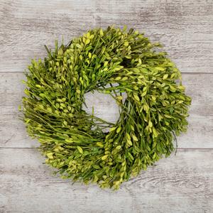 Northlight 10in. Artificial Green Foliage Spring Wreath alternate view