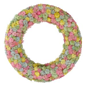 Northlight Artificial Colorful Daisy Spring Wreath