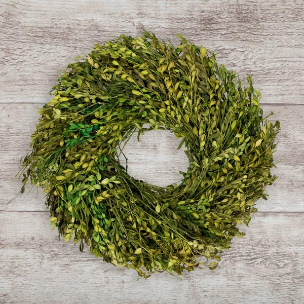 Northlight 15in. Artificial Green Foliage Spring Wreath alternate view