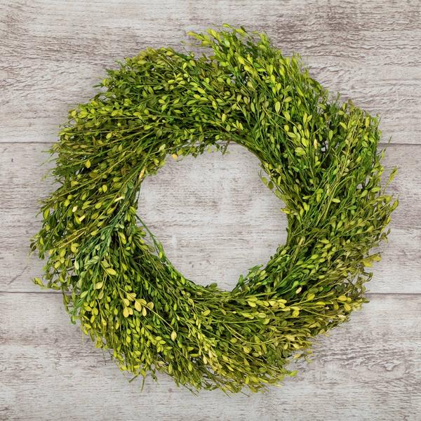 Northlight 20in. Artificial Green Foliage Spring Wreath alternate view