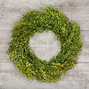 Northlight 20in. Artificial Green Foliage Spring Wreath alternate view
