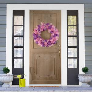 Northlight Glittered Easter Egg Wreath alternate view
